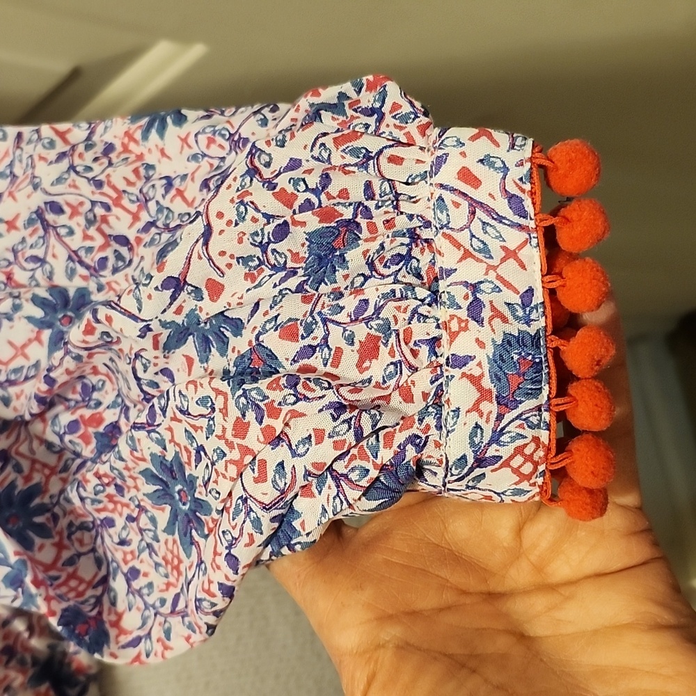 Poupette St. Barth Crop Off Shoulders Top Small - Picture 4 of 9